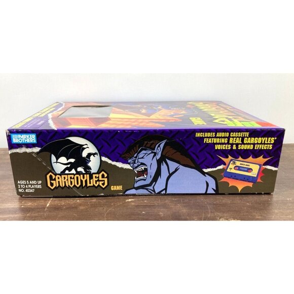 Vintage 1995 Gargoyles Audio Cassette Board Game Parker Brothers New In Box - Picture 7 of 11